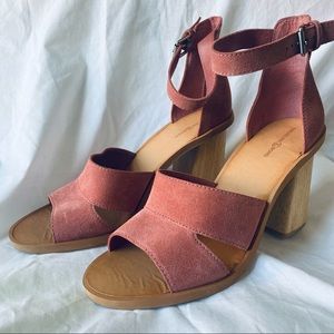 Treasure & Bond Audrey Pink Ankle Strap Sandal, 11M